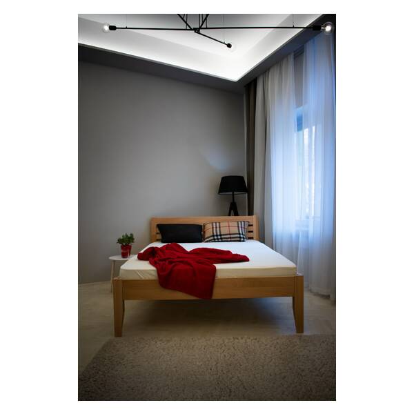 Bračni krevet Easy 160x200 Natur Slika-4