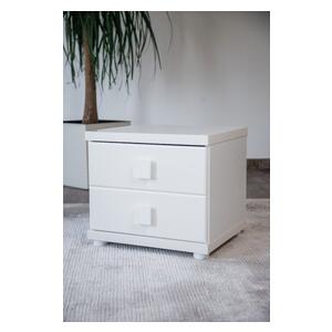 Childrens cabinet Hella with 2 drawers white